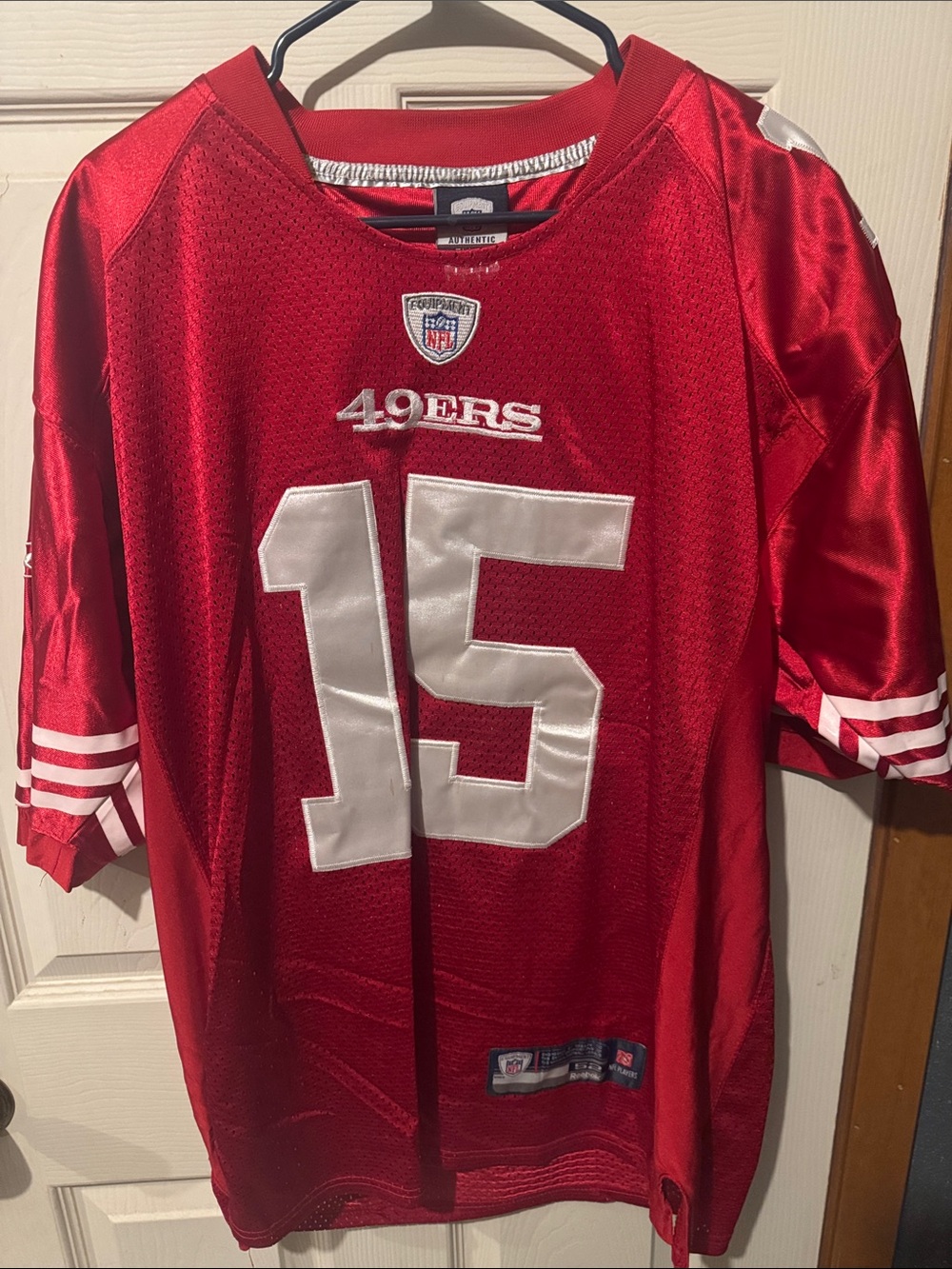 Reebok NFL Authentic Michael Crabtree San Francisco 49ers Football Jersey
